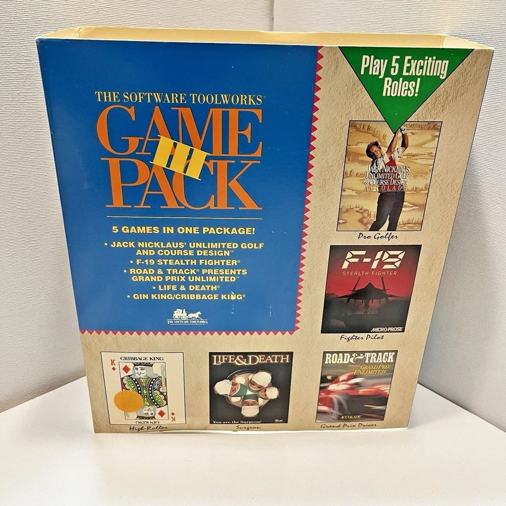 Vintage PC Game Pack III (1992) – 5 Full Games‎ on 3.5